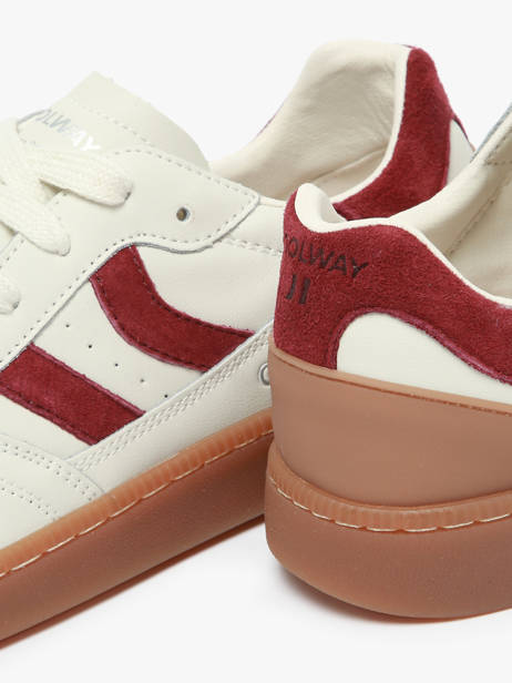 Sneakers Goal Uit Leder Coolway Wit men 8653595 ander zicht 2